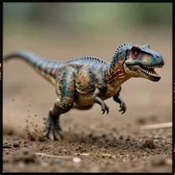 kodak portra 4 0 0, 5 0 mm leica summicron f 1. 2, action photography, dirty lenses, award winning macro photo of a small muddy dinosaur running fast on mud, fast shutter speed, motion blur, tiny gaussian blur, highly detailed, highly intricate, depth of field, national geographic
