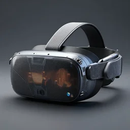 a nanopunk! vr headset, extremely detailed, highly intricate, product photography, studio lighting