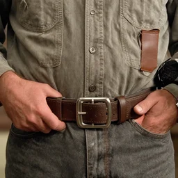a movie still from a ken burns documentary about belts