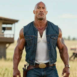 dwayne the rock johnson in rdr 2
