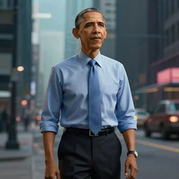 Obama in Detroit Become Human, 4k screenshot