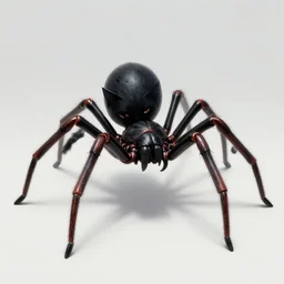 a picture of an horrifi creature with spider! torso and leg and with a black cat head!, art by wayne barlowe and