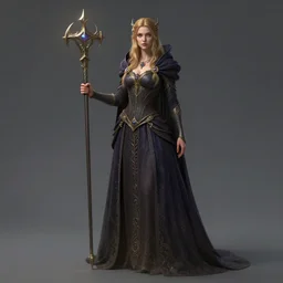 high fantasy sorceress designed by Greg rutkowski, concept art, fantasy, 4k, CG render