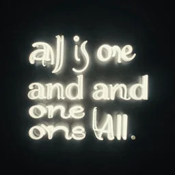 when all is one and one is all, that's what it is,, cinematic, volumetric lighting,