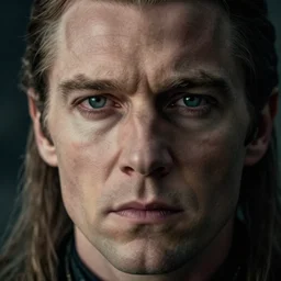lachlan murdoch with the eyes of sauron, realistic photograph by paul thomas anderson, cinematic lighting