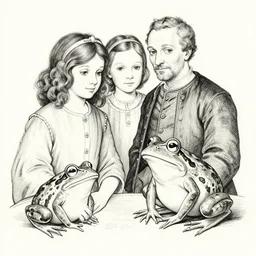 julenisse, lavenisse, pepe the frog, by theodor severin kittelsen, kjell aukrust, ink drawing, dip pen