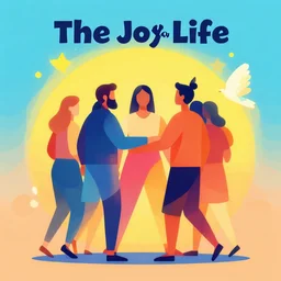 the joy of life, a simple vector based illustration, by ross tran, vibrant, vector art, award winning, stunning, trending on art station, highly detailed