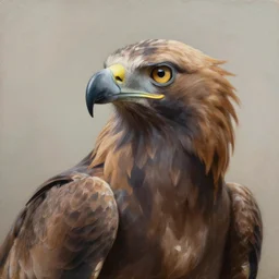 a realistic oil painting portrait of a griffon, highly detailed, trending on artstation, by james gurney and michael whelan
