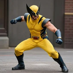 wolverine action pose