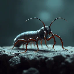 scientific photos of a centipede - luggage researcher notes tags digital painting trending on artstation by wlop octane render