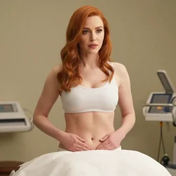 christina hendricks doing pelvic lift,