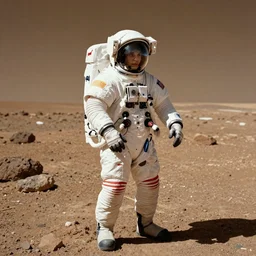 the first human astronaut on mars.