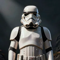 caricature of a stormtrooper