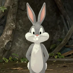 bugs bunny in a still from peter jackson's the lord of the rings, movie still, live action.