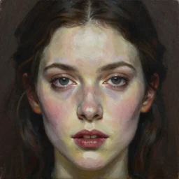 close up face of a beautiful female (((((((((VAMPIRE))))))))) portrait, oil on canvas, artgerm, norman rockwell, craig mulins, trending on pxiv,