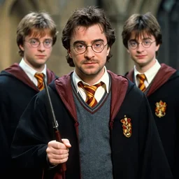 pablo escobar as a wizard in hogwards with harry potter