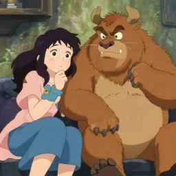 maggie and the ferocious beasts hilarious embarrassing moment, key anime visual