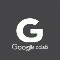google colab logo, minimal