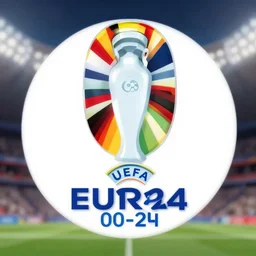uefa euro 2 0 2 4 germany logo promotional image large, hyperdetailed, artstation, cgsociety, 8 k