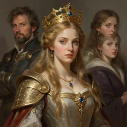 percian empress, portrait, art by artgerm and greg rutkowski and magali villeneuve, d & d, fantasy, highly detailed, portrait, digital painting, trending on artstation, concept art, sharp focus, illustration