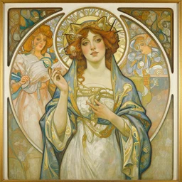 a beautiful painting of mary elizabeth winstead by artgerm and greg rutkowski and alphonse mucha