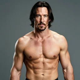 keanu reeves as a very muscular man