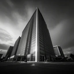 a wemic, dramatic lighting hyper detail, black and white, wide angle lens