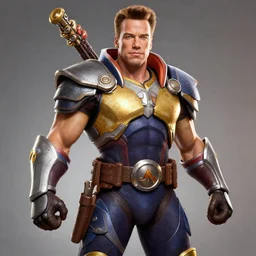 Schwarzenegger as an Overwatch Hero