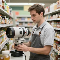 produce department in a grocery store, highly detailed, high quality, HD, 4k, 8k, Canon 300mm, professional photographer, 40mp, lifelike, top-rated, award winning, realistic, sharp, no blur, edited, corrected, trending