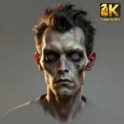 head portrait of a slim zombie version of morrissey with a quiff hairstyle, 7 days to die zombie, fine art, award winning, intricate, elegant, sharp focus, cinematic lighting, rimlight, digital painting, 8 k concept art, art by z. w. gu, art by brom, art by michael hussar, 8 k