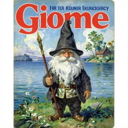 cover of the magazine called Gnome in 1995 in the style of Arkhip Kuindzhi