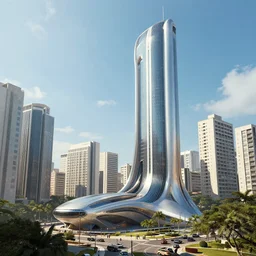 futuristic sao paulo, 4 k, sunny day, art by terraform studio, art by ryan woodhouse