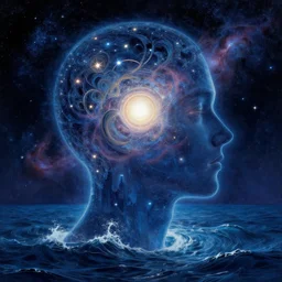 a mind forever voyaging, fantasy, sea, cosmos, eternity, charles burton barber