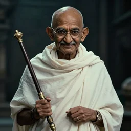 Gandhi as Morpheus in The Matrix (1999)