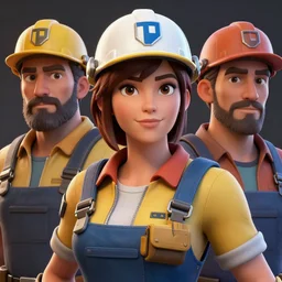 3 d render portrait of engineer from team fortress 2 by valve as a woman, 4 k, 8 k, hd, high resolution, highly detailed, intricate detail, ultra realistic faces, digital art, trending on artstation, team fortress 2