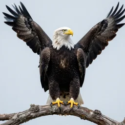 a black spotted bald eagle, award winning nature photography t