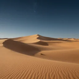 desert with sky with stars octane render, cinematic, hyper realism