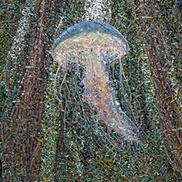 giant jellyfish swarming among the giant sequoia trees at 2875 adanac.st vanvcouver,british columbia,canada