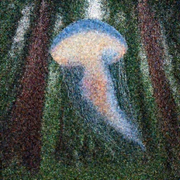 giant jellyfish swarming among the giant sequoia trees at 2875 adanac.st vanvcouver,british columbia,canada