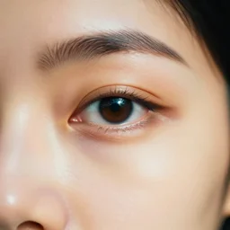 a blurry closeup portrait of the eye of a beautiful woman, extreme chromatic aberration, anamorphic bokeh, long exposure photography, film, distortion, highly detailed, hyperrealism, cinematic