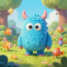 tiny toy monster, nicoletta ceccoli, mark ryden, lostfish, max fleischer, hyper realistic, artstation, illustration, digital paint, matte paint, vivid colors, bright, cheerful,, detailed and intricate fairytale environment