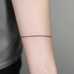 black tattoo, arm, minimalist!
