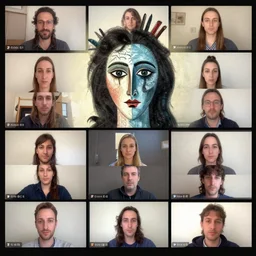 pablo picasso zoom call