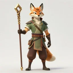 character concept art, science fiction, gigachad masculine lynx - headed ranger with lynx head, holding staff, studio ghibli, pixar and disney animation, sharp, disney concept art watercolor illustration by mandy jurgens and alphonse mucha and alena aenami, pastel color palette, dramatic lighting, highly detailed