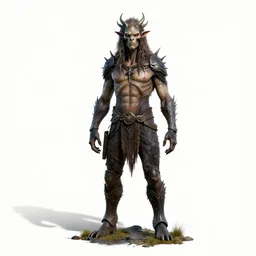 rugged kappa water spirit, cinematic studio photo, full body, standing, isolated on a pure white background, centered, whole figure in frame, sharp focus, studio lighting