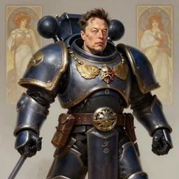 elon musk as warhammer 4 0 k, highly detailed, digital painting, artstation, concept art, wallpaper, smooth, sharp focus, illustration, art by giger and artgerm and greg rutkowski and alphonse mucha