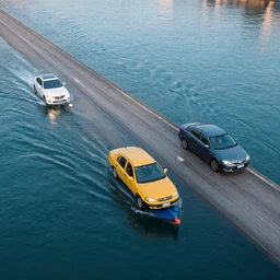 floating cars