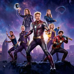 guardians of the galaxy fighting the end of the universe