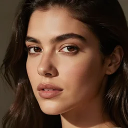 a gorgeous brazilian woman having the best day of her life, closeup