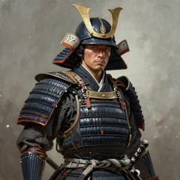 hyperrealistic painting of the highly detailed photorealistical samurai, cinematic concept art, art station, award winning art, 8k, octane render, unreal engine 5